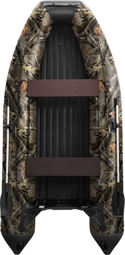 Надувная лодка ПВХ Хатанга Jet-390, НДНД, камуфляж лес, SibRiver