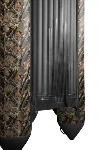 Надувная лодка ПВХ Хатанга Jet-390, НДНД, камуфляж лес, SibRiver