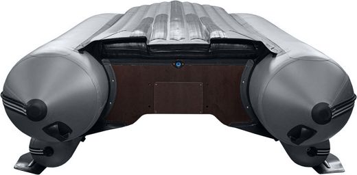 Надувная лодка ПВХ Хатанга Jet 425 Lux НДНД, серый, SibRiver