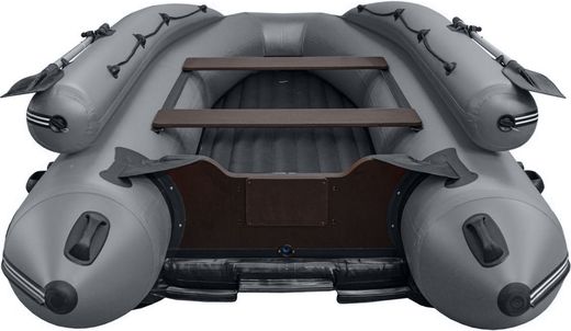 Надувная лодка ПВХ Хатанга Jet 425 Lux НДНД, серый, SibRiver