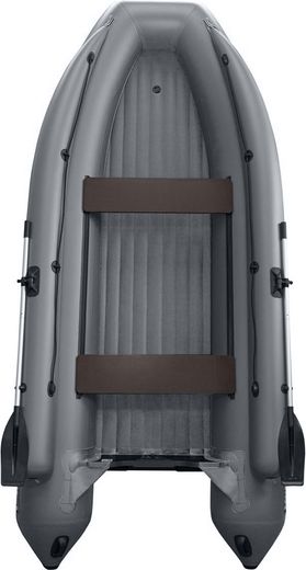 Надувная лодка ПВХ Хатанга Jet 425 Lux НДНД, серый, SibRiver
