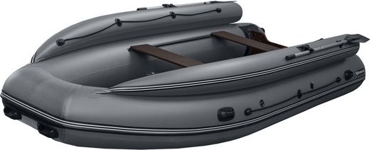 Надувная лодка ПВХ Хатанга Jet 425 Lux НДНД, серый, SibRiver