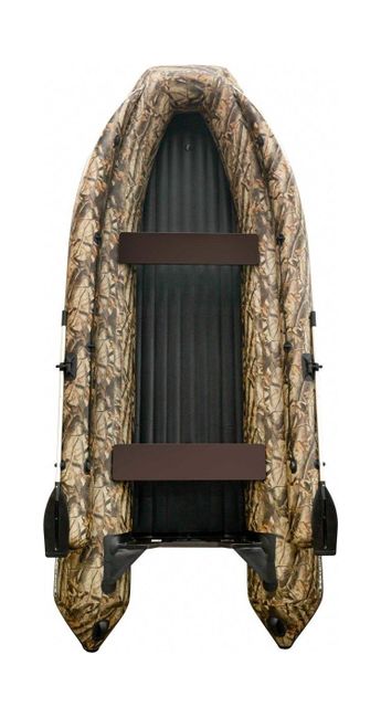 Надувная лодка ПВХ Хатанга Jet 475 Lux НДНД, камуфляж лес, SibRiver