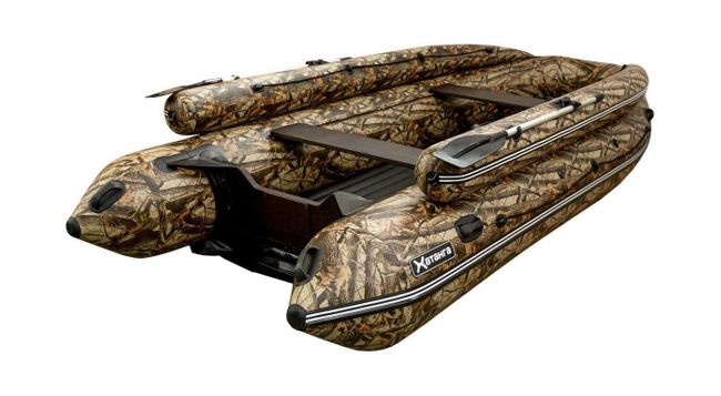 Надувная лодка ПВХ Хатанга Jet 475 Lux НДНД, камуфляж лес, SibRiver