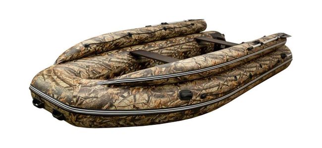 Надувная лодка ПВХ Хатанга Jet 475 Lux НДНД, камуфляж лес, SibRiver