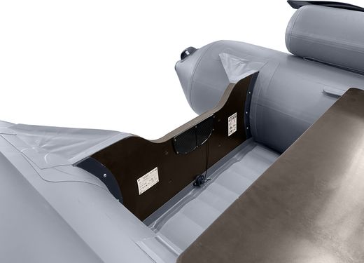 Надувная лодка ПВХ Хатанга Jet 475 Lux НДНД, серый, SibRiver