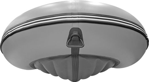 Надувная лодка ПВХ, HYDRA NOVA 420 НДНД, светло-серый, PRO