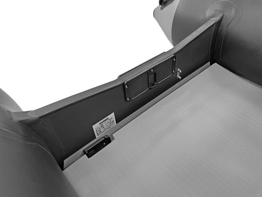 Надувная лодка ПВХ, HYDRA NOVA Plus 380 НДНД, оранжевый-св.серый, PRO, (PC)