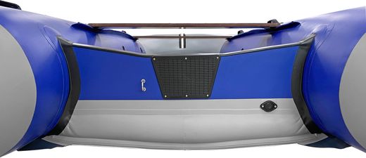 Надувная лодка ПВХ, HYDRA NOVA Plus 380 НДНД, синий-св.серый, PRO, (PC)