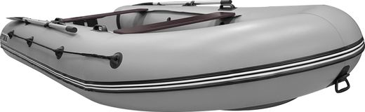 Надувная лодка ПВХ, HYDRA NOVA Plus 380 НДНД, светло-серый, LUX