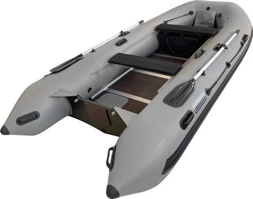 Надувная лодка ПВХ, Навигатор 350C, серый, FORZA