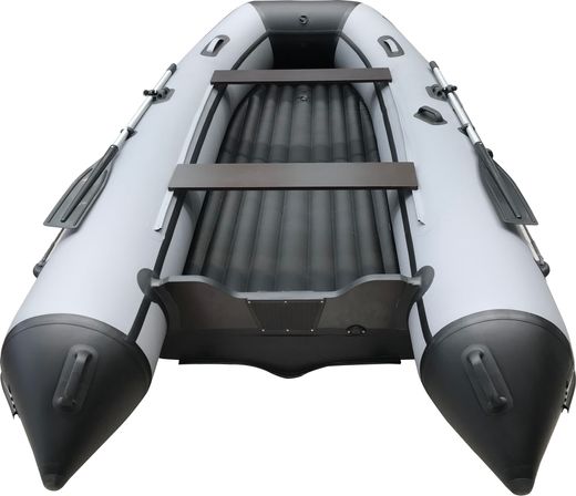 Надувная лодка ПВХ, ORCA 325 НДНД, светло-серый/темно-серый