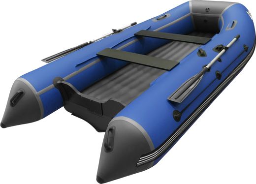 Надувная лодка ПВХ, ORCA 400 НДНД, синий/темно-серый