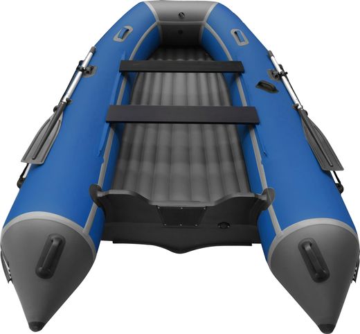 Надувная лодка ПВХ, ORCA 400 НДНД, синий/темно-серый