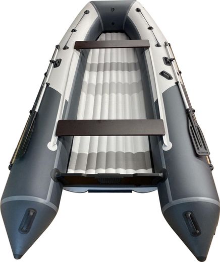 Надувная лодка ПВХ, ORCA 420GT НДНД, красный/темно-серый