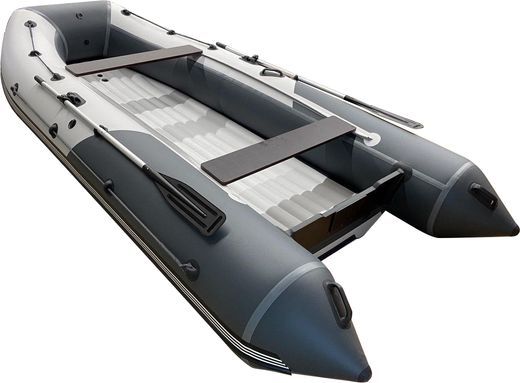 Надувная лодка ПВХ, ORCA 420GT НДНД, красный/темно-серый