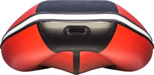 Надувная лодка ПВХ, Ривьера Компакт 3600 НДНД Комби, красный/черный