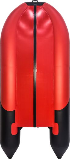 Надувная лодка ПВХ, Ривьера Компакт 3600 НДНД Комби, красный/черный