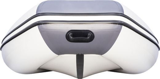 Надувная лодка ПВХ, Ривьера Компакт 3600 НДНД Комби, светло-серый/графит