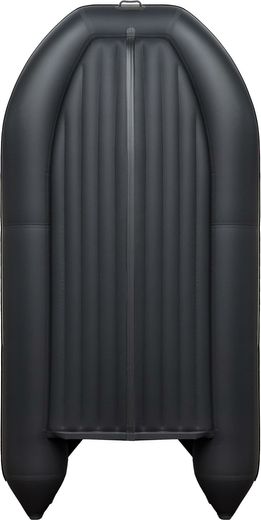 Надувная лодка ПВХ, Ривьера Компакт 3800 НДНД Комби, бронь, светло-серый/черный