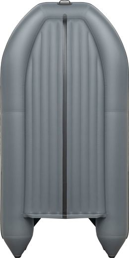 Надувная лодка ПВХ, Ривьера Компакт 3800 НДНД Комби, светло-серый/графит