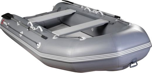Надувная лодка ПВХ, Rocky 355 НДВД, серый