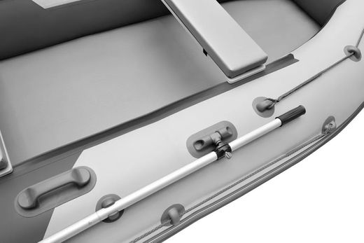 Надувная лодка ПВХ Roger Zefir 3500 НДНД (PRO), белый/графит