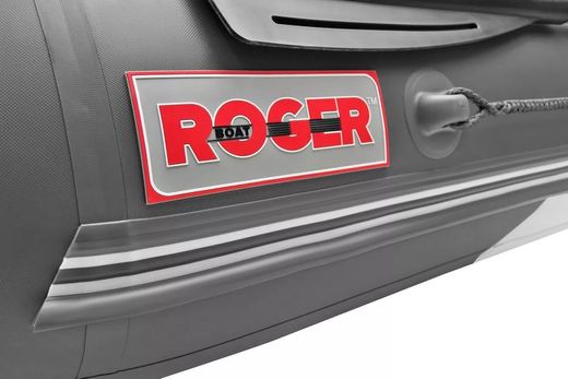 Надувная лодка ПВХ Roger Zefir 3500 НДНД (PRO), белый/графит