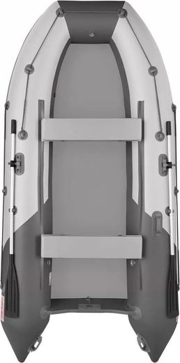 Надувная лодка ПВХ Roger Zefir 3500 НДНД (PRO), белый/графит
