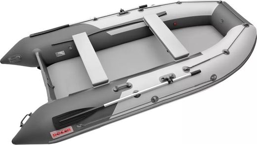 Надувная лодка ПВХ Roger Zefir 3500 НДНД (PRO), белый/графит