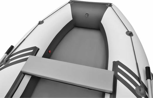 Надувная лодка ПВХ Roger Zefir 3700 НДНД (PRO), белый/графит