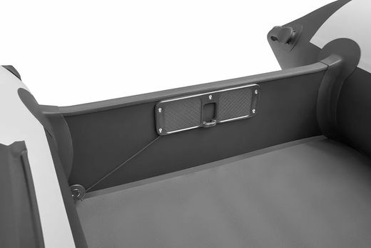 Надувная лодка ПВХ Roger Zefir 3700 НДНД (PRO), белый/графит