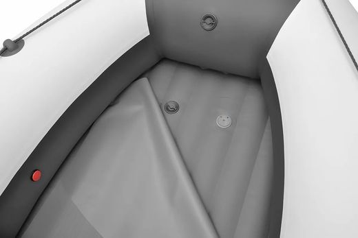 Надувная лодка ПВХ Roger Zefir 3700 НДНД (PRO), белый/графит