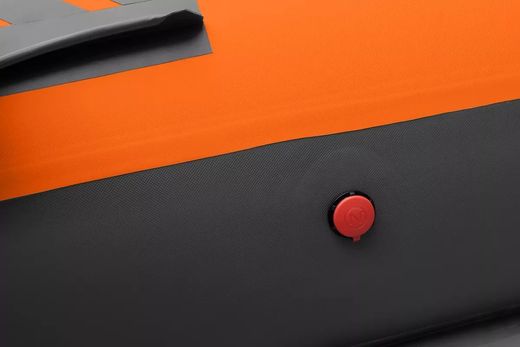 Надувная лодка ПВХ Roger Zefir 3700 НДНД (PRO), оранжевый/графит