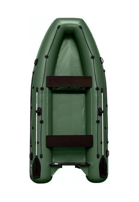 Надувная лодка ПВХ Селенга 390, зеленый, SibRiver