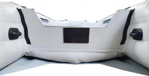 Надувная лодка ПВХ, Шерпа 430К, килевая, серая