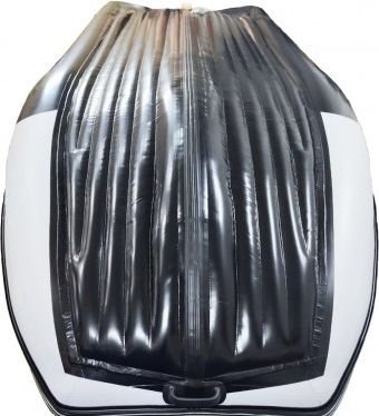 Надувная лодка ПВХ, Шерпа 430К, килевая, серая