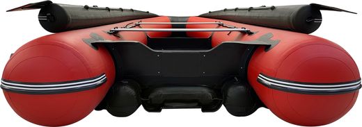 Надувная лодка ПВХ Sibriver GT 480, фальшборт, красный/черный