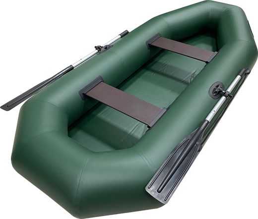 Надувная лодка ПВХ Skiff 280, зеленый, SibRiver