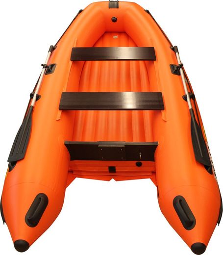 Надувная лодка ПВХ SOLAR-350 К (Оптима), оранжевый