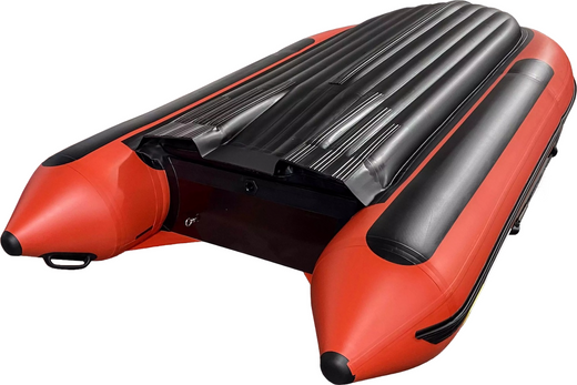 Надувная лодка ПВХ, SOLAR-380 Jet tunnel, красный