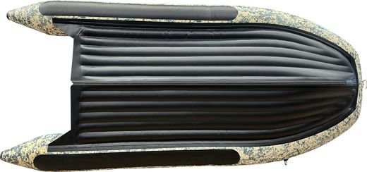 Надувная лодка ПВХ, SOLAR-380 К Caravan, пиксель