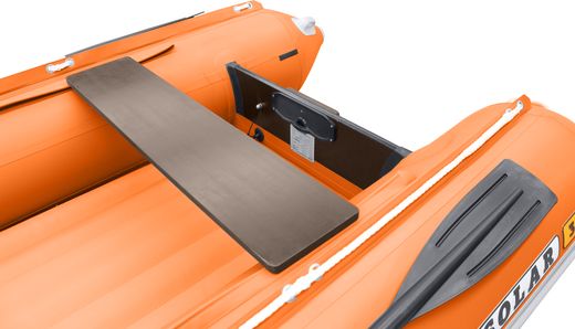 Надувная лодка ПВХ SOLAR-380 К (Максима), оранжевый
