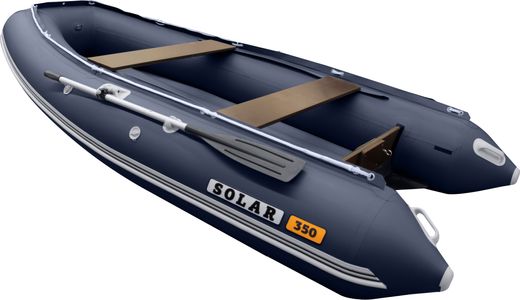 Надувная лодка ПВХ SOLAR-380 К (Максима), синий