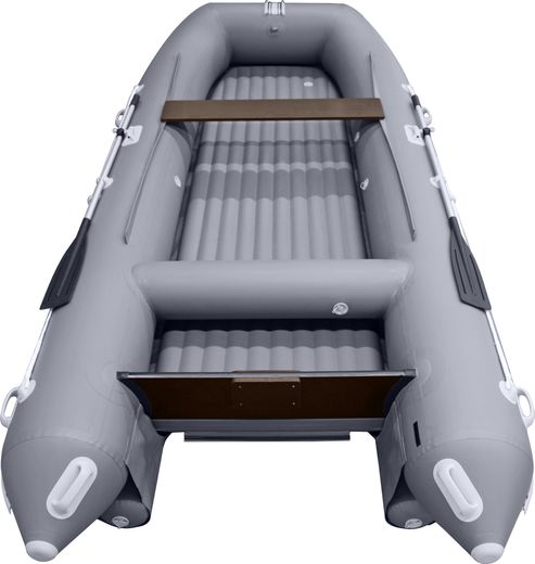 Надувная лодка ПВХ SOLAR-380 Strannik (Оптима), серый