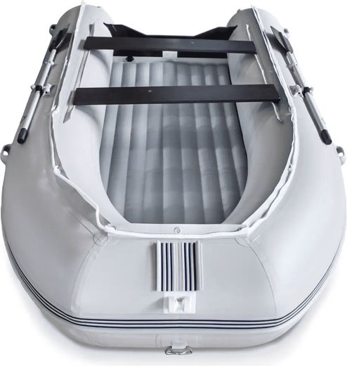 Надувная лодка ПВХ SOLAR-420 К (Максима), серый