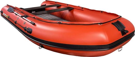 Надувная лодка ПВХ, SOLAR-420 К (Оптима), оранжевый