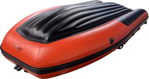 Надувная лодка ПВХ, SOLAR-420 К (Оптима), оранжевый
