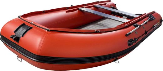 Надувная лодка ПВХ, SOLAR-420 К (Оптима), оранжевый