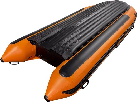 Надувная лодка ПВХ, SOLAR-420 Strela Jet tunnel, оранжевый